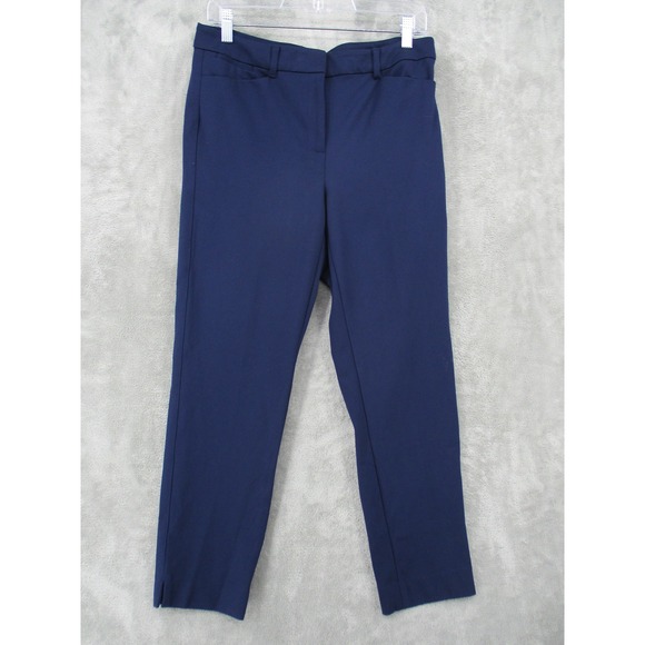 White House Black Market Pants - White House Black Market Pants 6 Slim‎ Ankle Trouser Stretch Work Career Navy